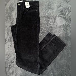 NWT Levi’s 311 Shaping Skinny Jeans Womens Black Corduroy Mid Rise Pants Size 28